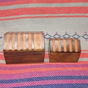 Archana Handcrafted Wooden Nesting Boxes